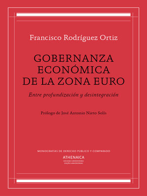 cover image of Gobernanza económica de la zona euro